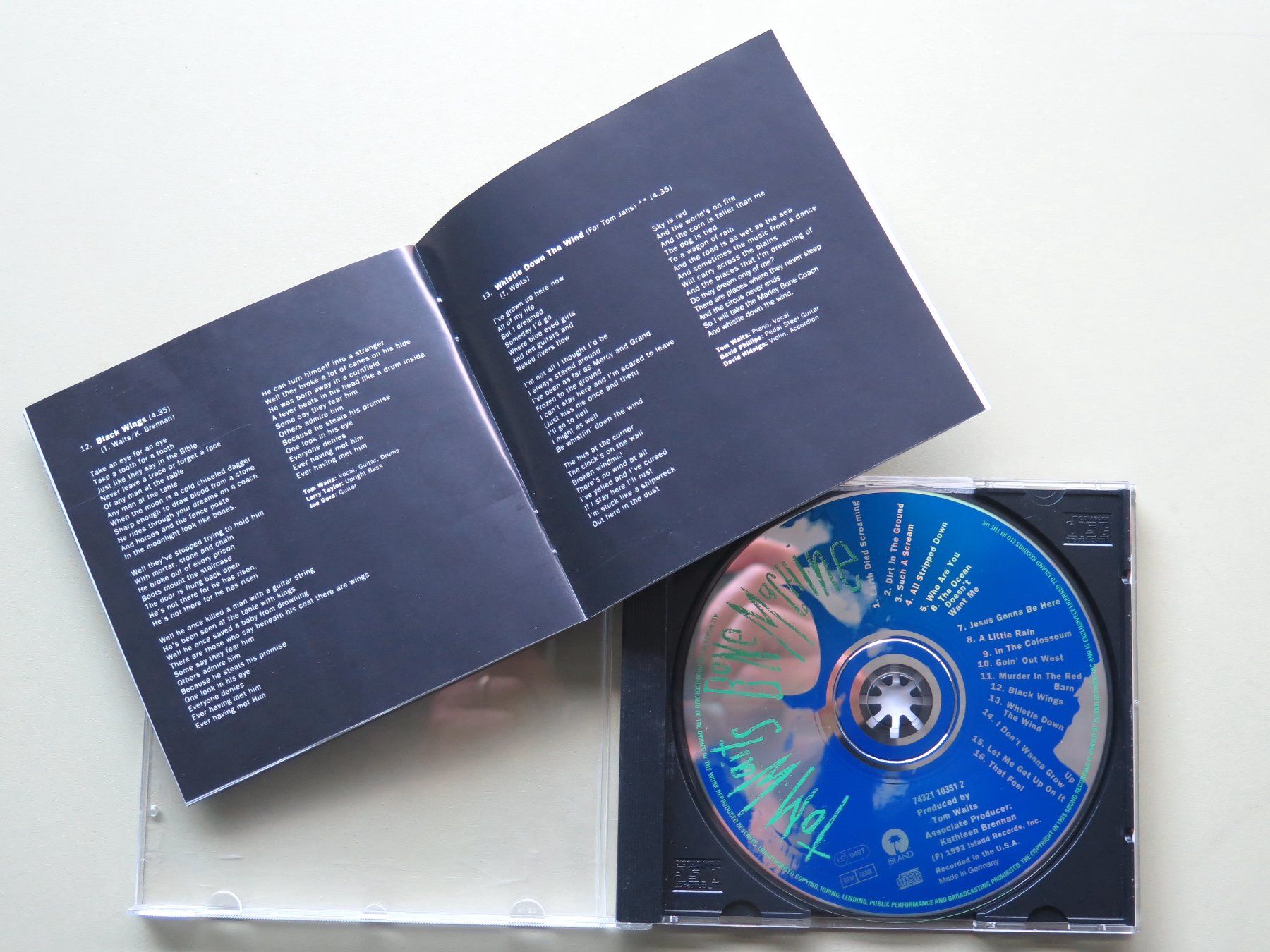 CD: (p) CD TOM WAITS: Bone machine, 1992 – Usato da Bern venduto da Balzamico 2