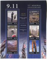 Block "Gedenktag 9/11". St. Kitts