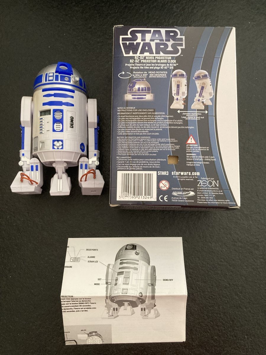 Disney Wecker: Star Wars R2D2 Wecker mit Zeitprojektion – Gebraucht aus Ziefen von Dancer99