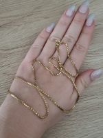 Elegante Panzer Goldkette aus 18 Karat, 56.5cm