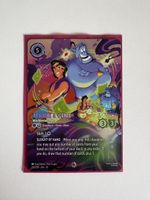 Carte Disney Lorcana Aladdin & Genie 232/207 EN RARE