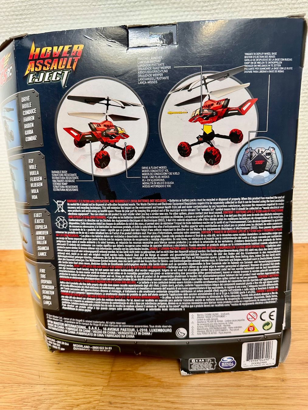 RC Kits de montage: NEU AIR HOGS RC HOVER ASSAULT EJECT FERNGESTEUERT – Neuf avec emballage d'origine à Binningen par Rewind1 3