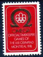 OMEGA VIGNETTE OLYMPIADE MONTREAL 1976 **POSTFRISCH** - CL72