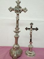 Antike Kruzifix Jesus Standkreuz