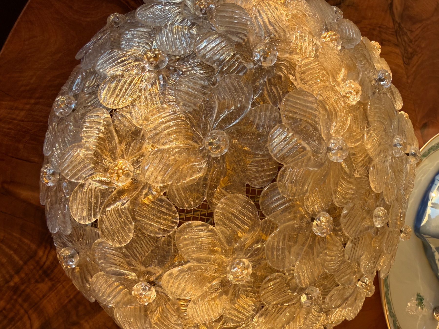 Lampadari & plafoniere: Murano Glass Flower Basket 1950s – Usato da Zürich venduto da ralph__ 1