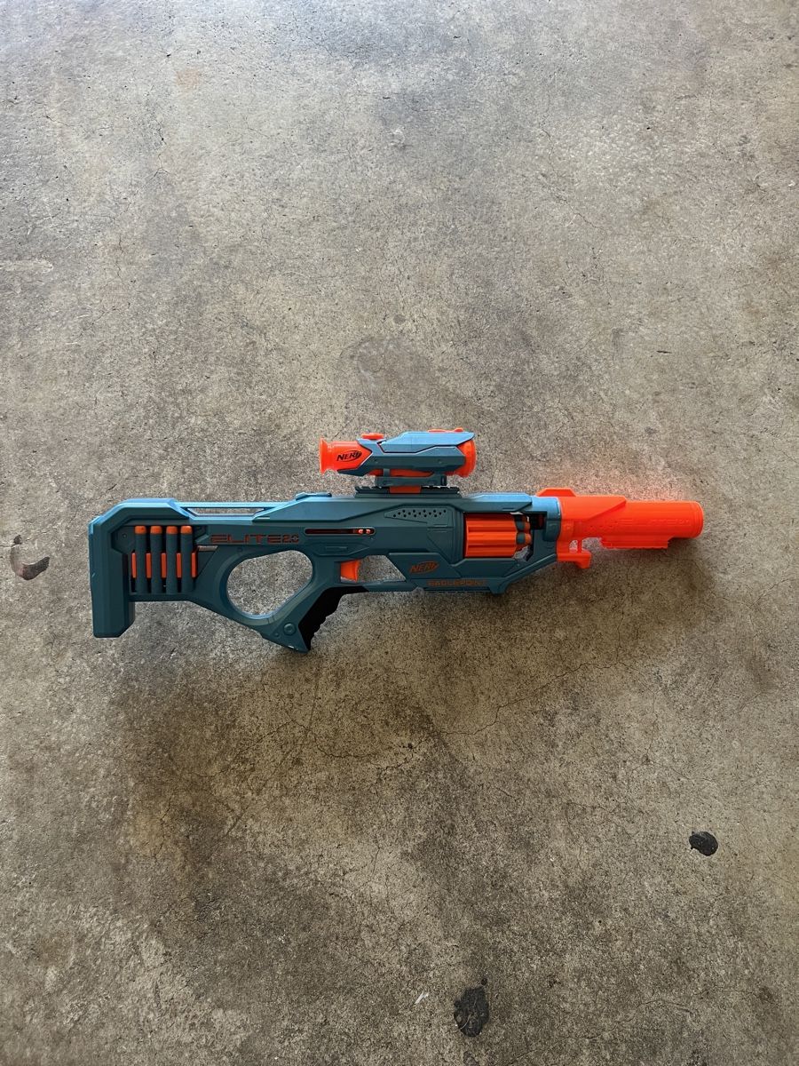 Nerf Spielzeuge: Nerf Elite 2.0 Eaglepoint, guter Zustand + 2 packungen Nerfs – Gebraucht aus Weinfelden von  1