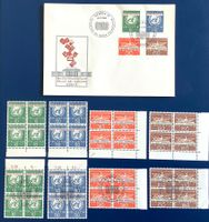 1962 Genfer Ämter Philatelistische Museum FDC + 4er ** + ET