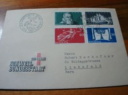 Satzbrief  1948, o Tag der Briefmarke Schaffhausen