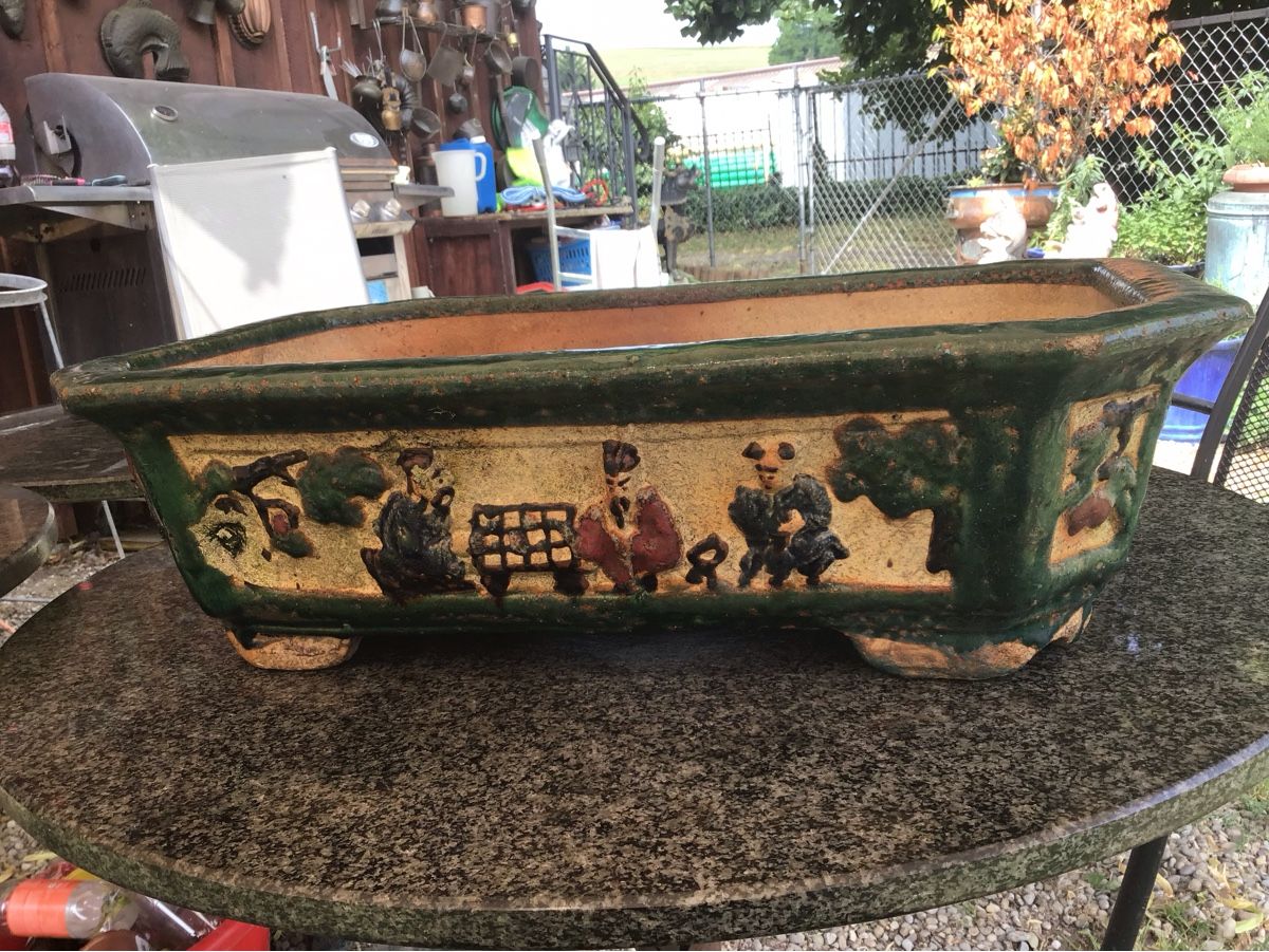 Vasi per fiori: Blumentopf Keramik mit Figuren Grösse L gebraucht – Usato da Bazenheid venduto da jud_wk8k 3