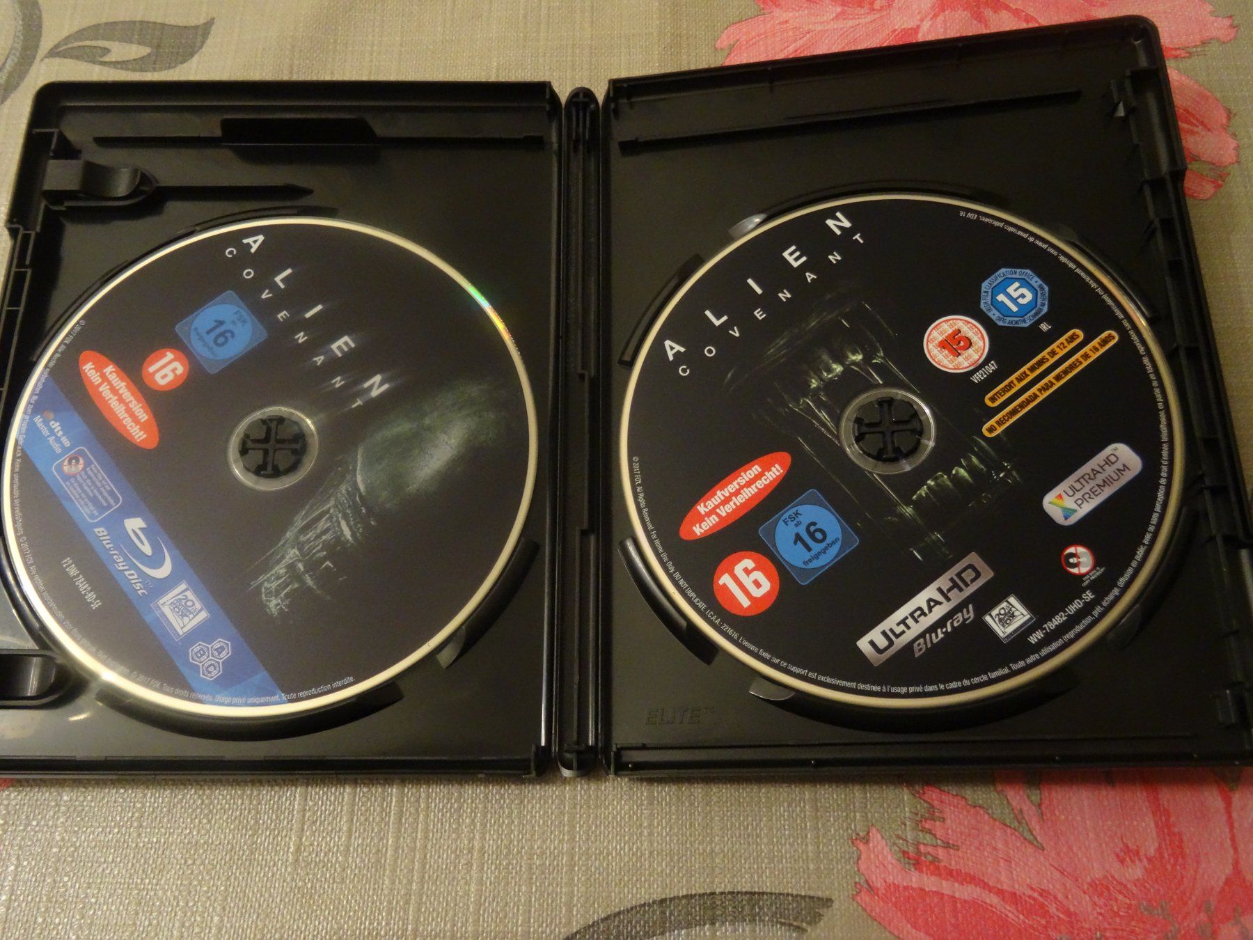 Alle DVDs: Alien - Covenant 4K ULTRA HD + BLU-RAY – Gebraucht aus Olten von  1