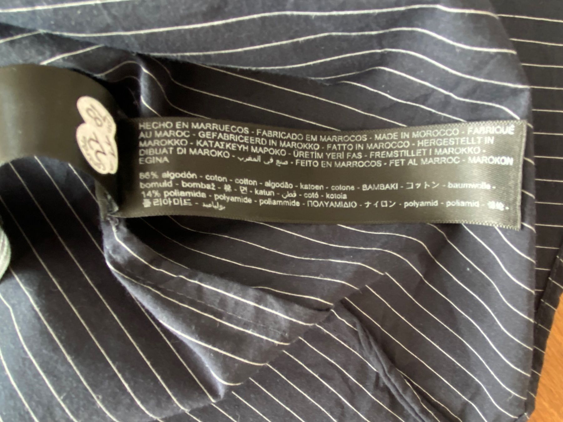 Massimo Dutti Camicette: Massimo Dutti Hemdbluse, dunkelblau gestreift – Usato da Herrliberg venduto da little_useful_things 2