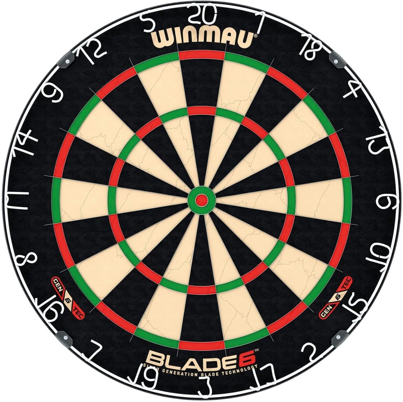 Freccette: 6 Professional Bristle Klassische Dartboard – Nuovo e nell'imballaggio originale da Hundwil venduto da Stallone6