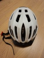 Fahrradhelm weiss mit Licht Gr. L/XL 59-64cm