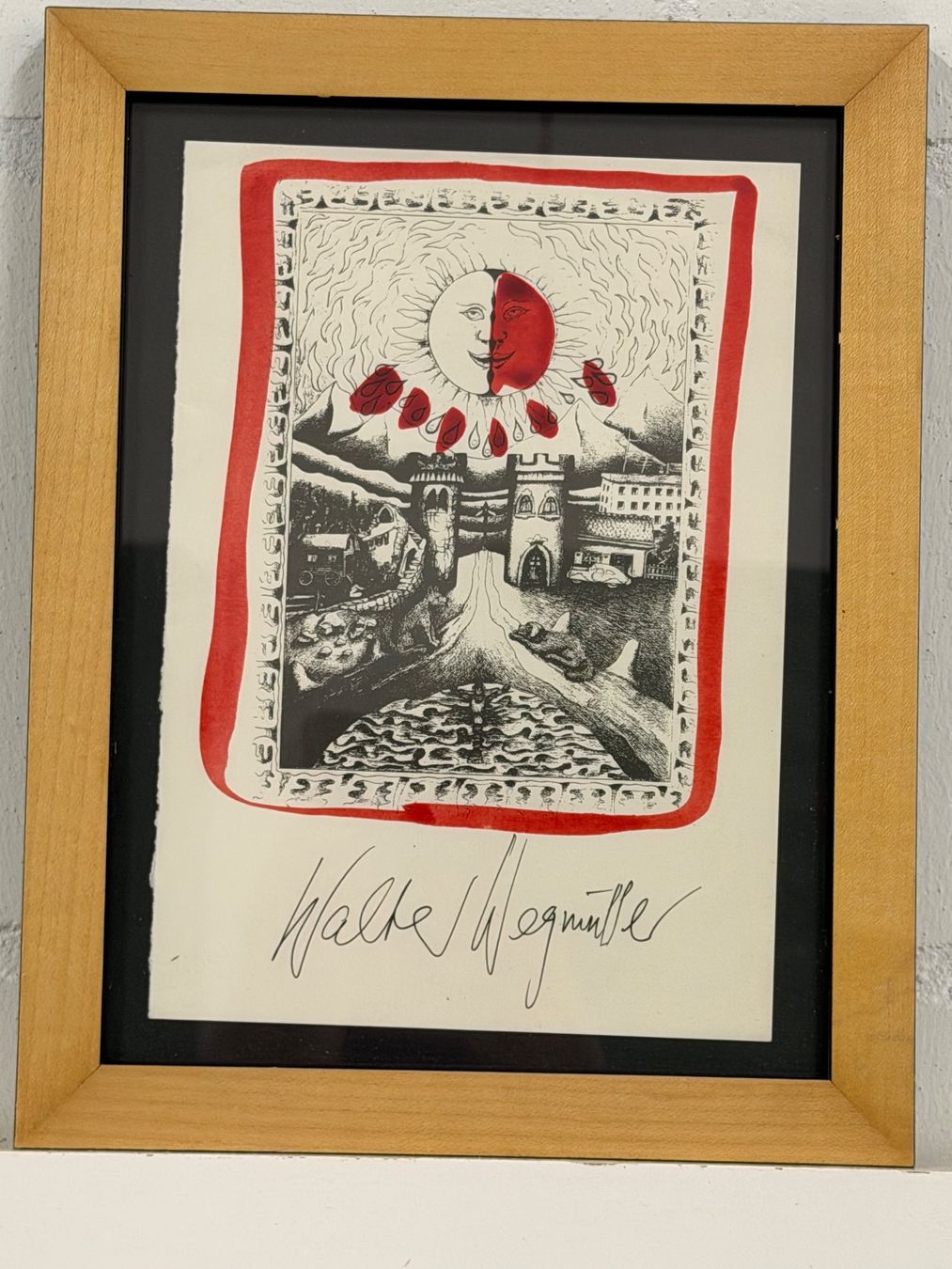 Gemälde: Walter Wegmuller – Gebraucht aus Basel von PAUL_ART