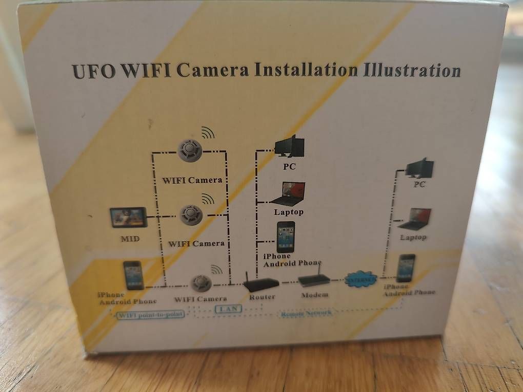 Webcam: WIFI Kamera in Form eines Rauchmelders – Usato da Stäfa venduto da TBStaefa 1