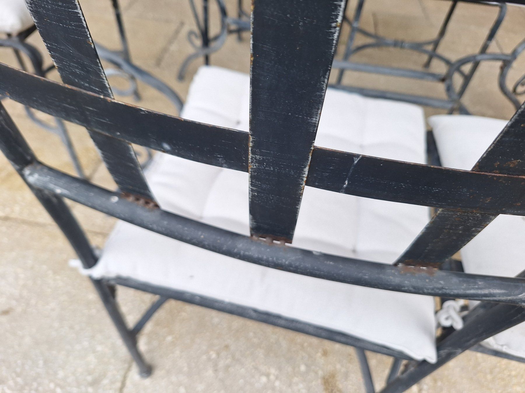 Tische: Gartentisch aus Metall - shabby chic – Gebraucht aus Dietikon von lizzy010 4