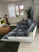 Bretz Cloud 7 Sofa silberschimmer – 260x170 Designer Ecksofa