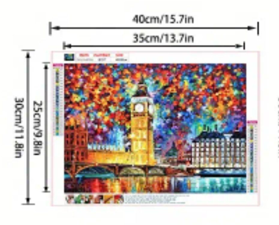Kit bricolage: Diamond Painting 30x40cm – Nuovo e nell'imballaggio originale da Aarau venduto da ozgysi