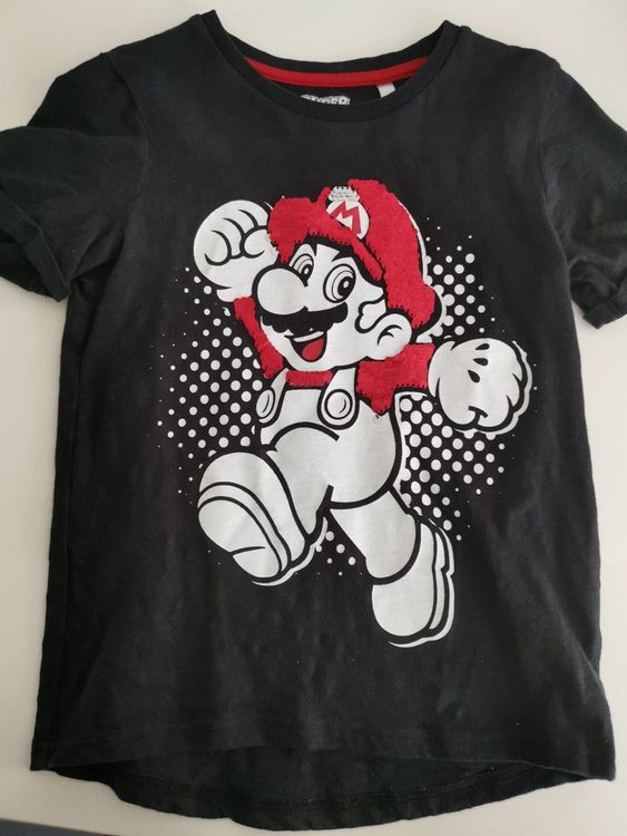 Super Mario Pailletten TShirt Gr. 116 Kaufen auf Ricardo