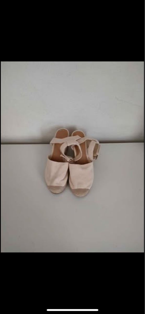 H&M Scarpe da donna: Sandales compensées beiges, taille 37 – Nuovo (secondo la descrizione) da Lausanne venduto da LILI0125