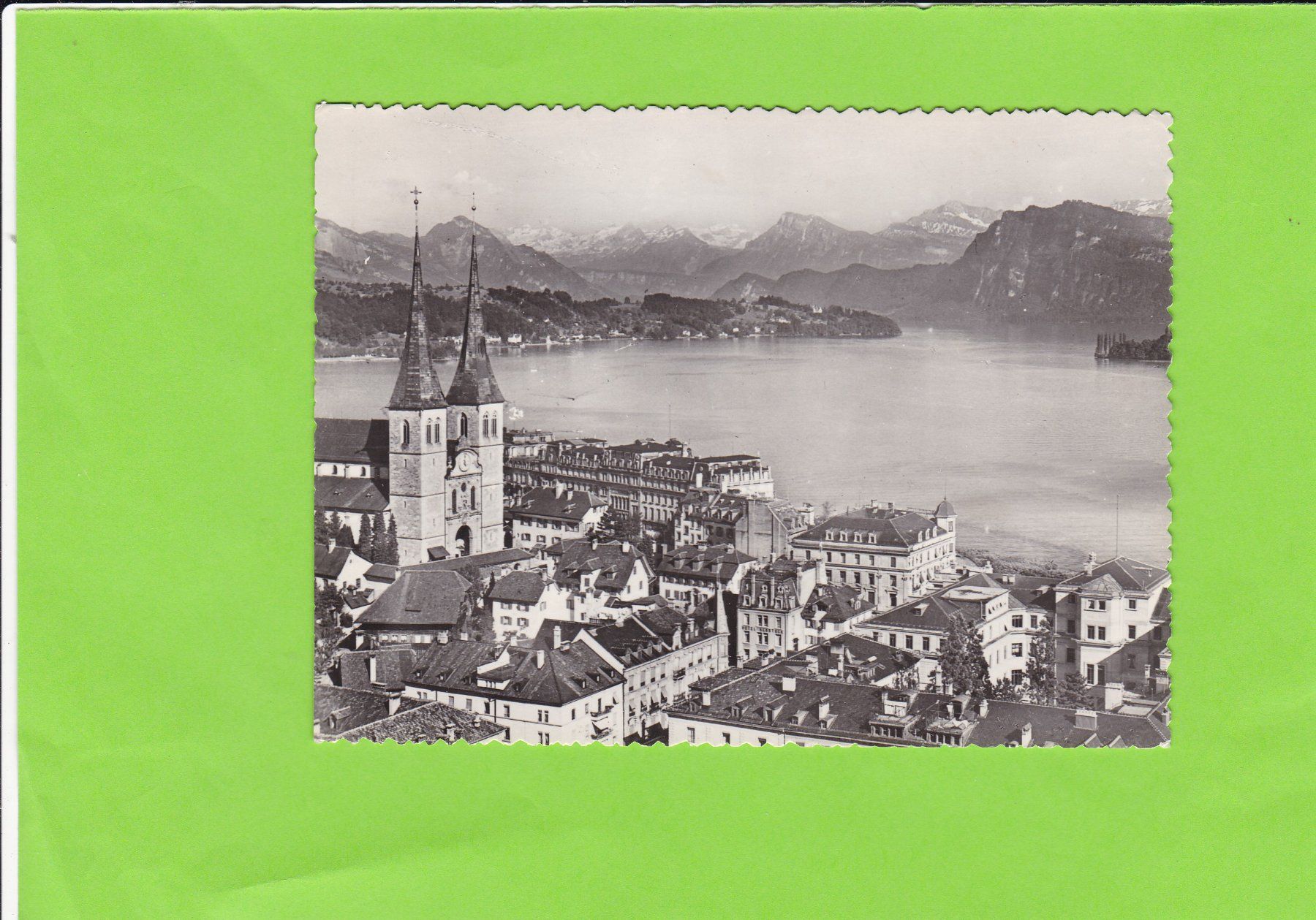 Cartes postales: Luzern mit Alpen – D'occasion à St. Peterzell par neckertal
