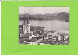 Luzern mit Alpen