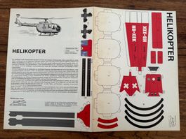 Bastelbogen - HELIKOPTER (1980)