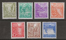 1934 : Serie Nr. 194 - 200, postfrisch ** KP 160.--