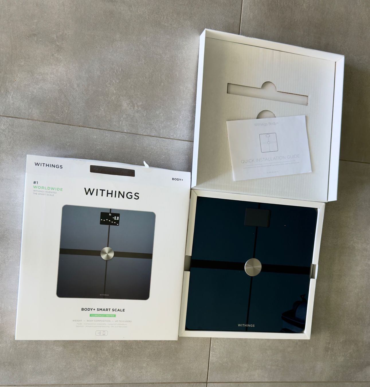 Withings Bilance pesapersone: Balance connectée Withings Body+ Smart Scale – Usato da Pully venduto da ta571 4