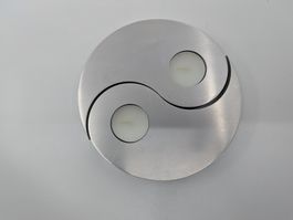 Yin Yang Metall Teelicht