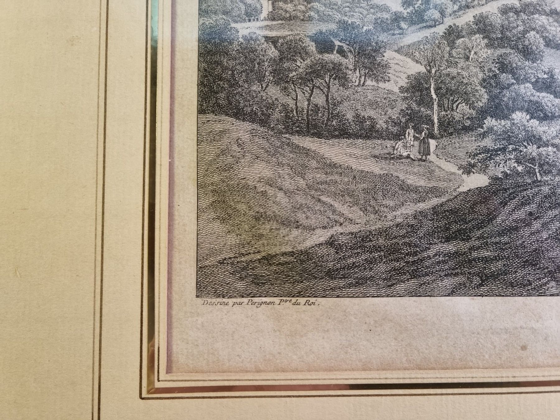 Incisioni: VUE DE LA MONTAGNE DE RIGI Kupferstich ORIGINAL – Usato da Trachslau venduto da post35 2