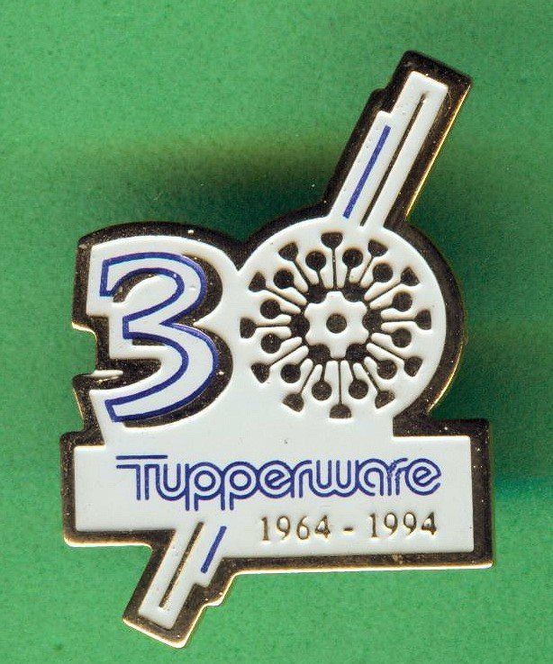 Placchette & Badge: Tupperware  1964 - 1994 – Usato da Winterthur venduto da Sammleroase