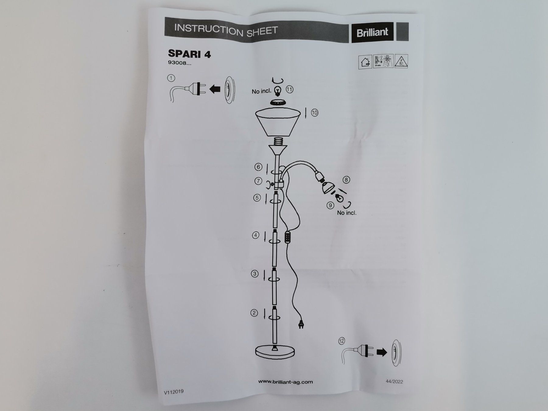 Brilliant Lampade: BRILLIANT Spari Indoor Stehlampe – Nuovo e nell'imballaggio originale da Schaffhausen venduto da Restwert_SH 7