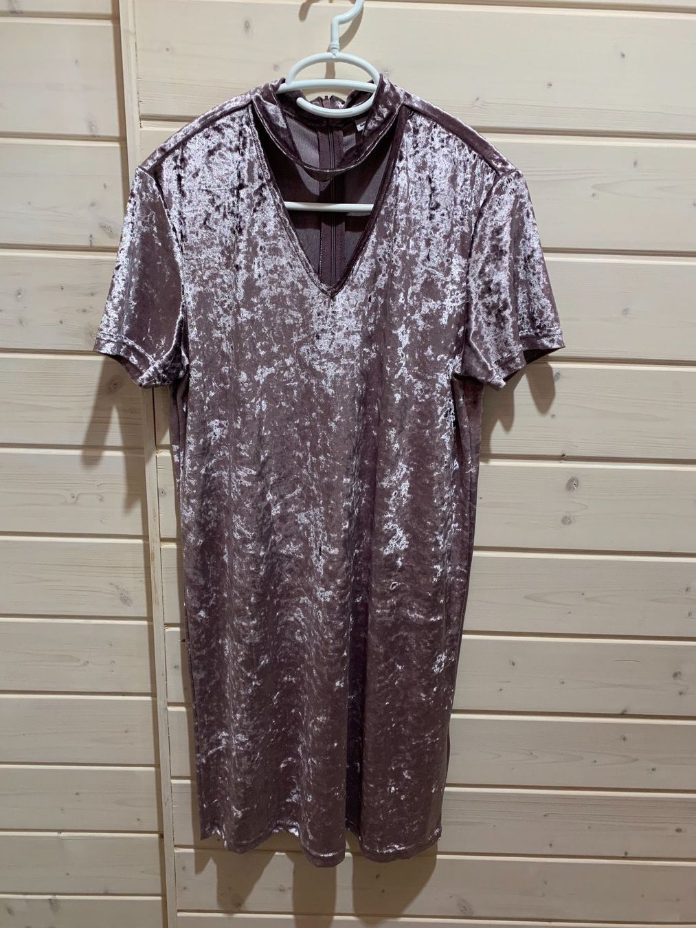 Kleider: Samt Kleid Noisy May lila Gr. S – Gebraucht aus Fislisbach von KolibriSecondhand