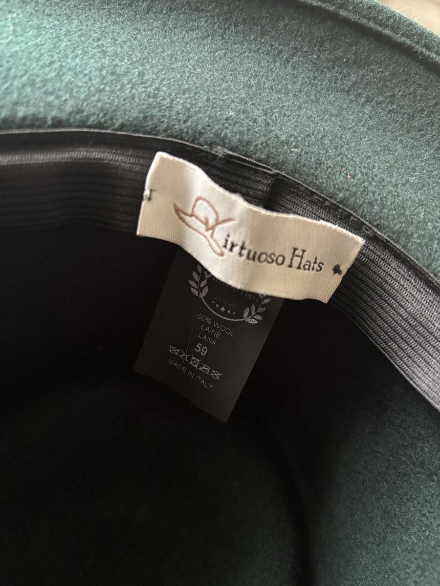 Copricapi, berretti & cappellini: 100% wool fedora taille 59 – Nuovo e nell'imballaggio originale da Zürich venduto da dam_552x 2