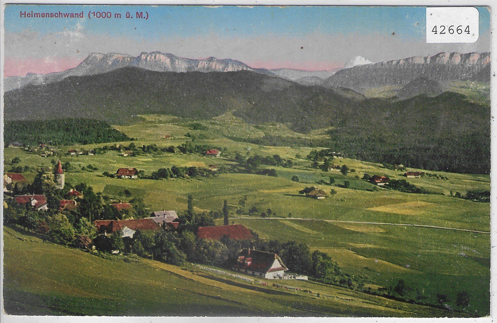 Cartoline postali: Heimenschwand - Generalansicht - Litho – Usato da Ettingen venduto da Kartenplanet