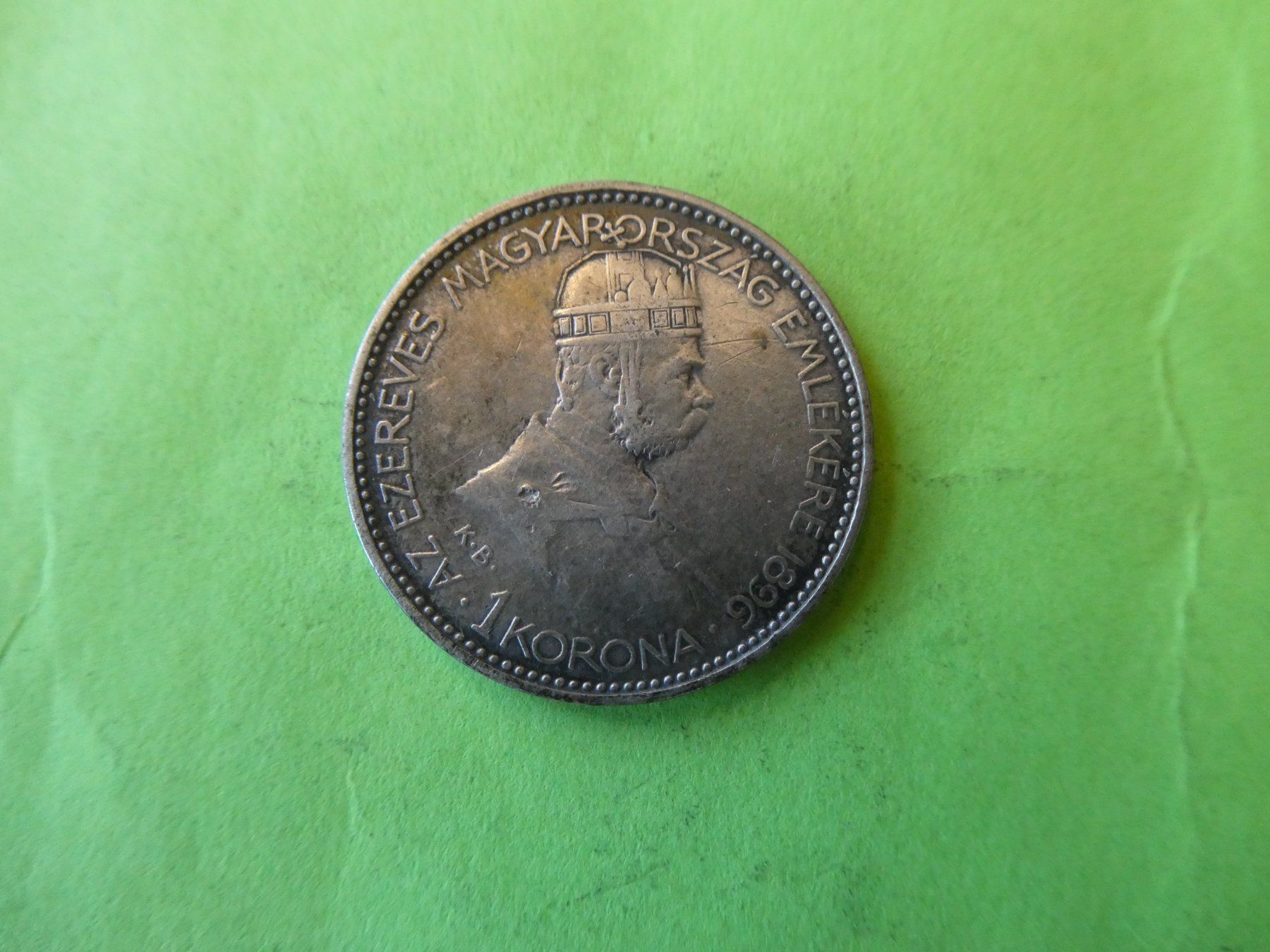 Tutti le monete: Ungarn 1896, 1 Korona - Silber – Usato da Hinterforst venduto da Rohusri