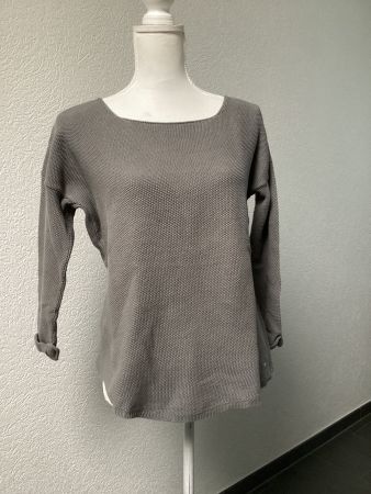 Monari Damen Pullover grau Grösse 38 guter Zustand Baumwolle