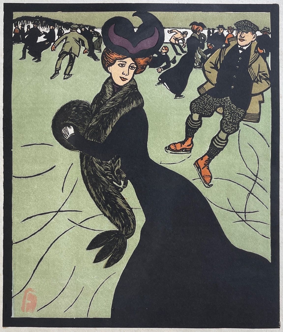 Grafica & Litografie: Henry Claudius Forestier 1875 – 1922 – Usato da Basel venduto da poolko 1