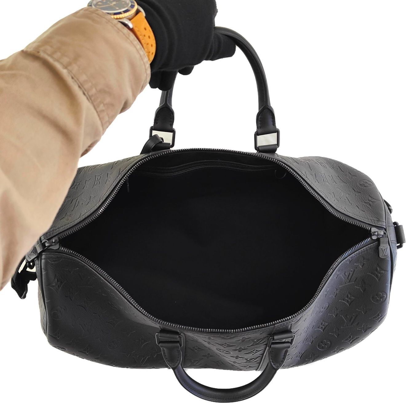 Louis Vuitton Borse: Sac de Voyage Louis Vuitton Keepall 50 Shadow – Usato da Montreux venduto da CashPay_Montreux 6