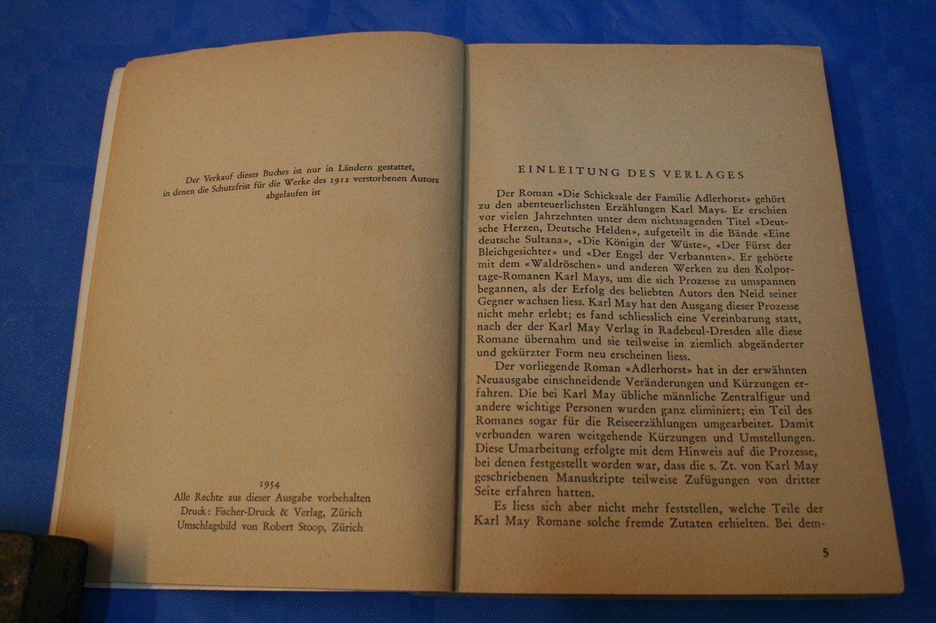 Libri: Karl May "Der starke Hand" – Usato da Wettingen venduto da zibi137 2