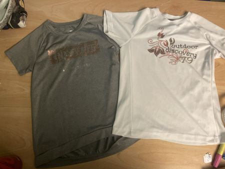 2 Sport Shirt Gr. 152 Mädchen Sommer Top Set ☀️