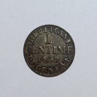 Centime 1839 Genf vz