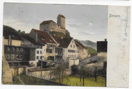 Teilansicht Sargans mit Schloss