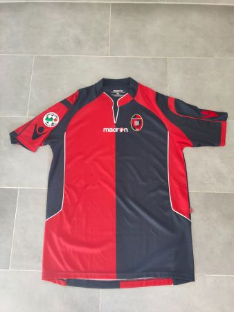 Maillot Cagliari Calcio Macron, Taille XL, Saison 2009-2010