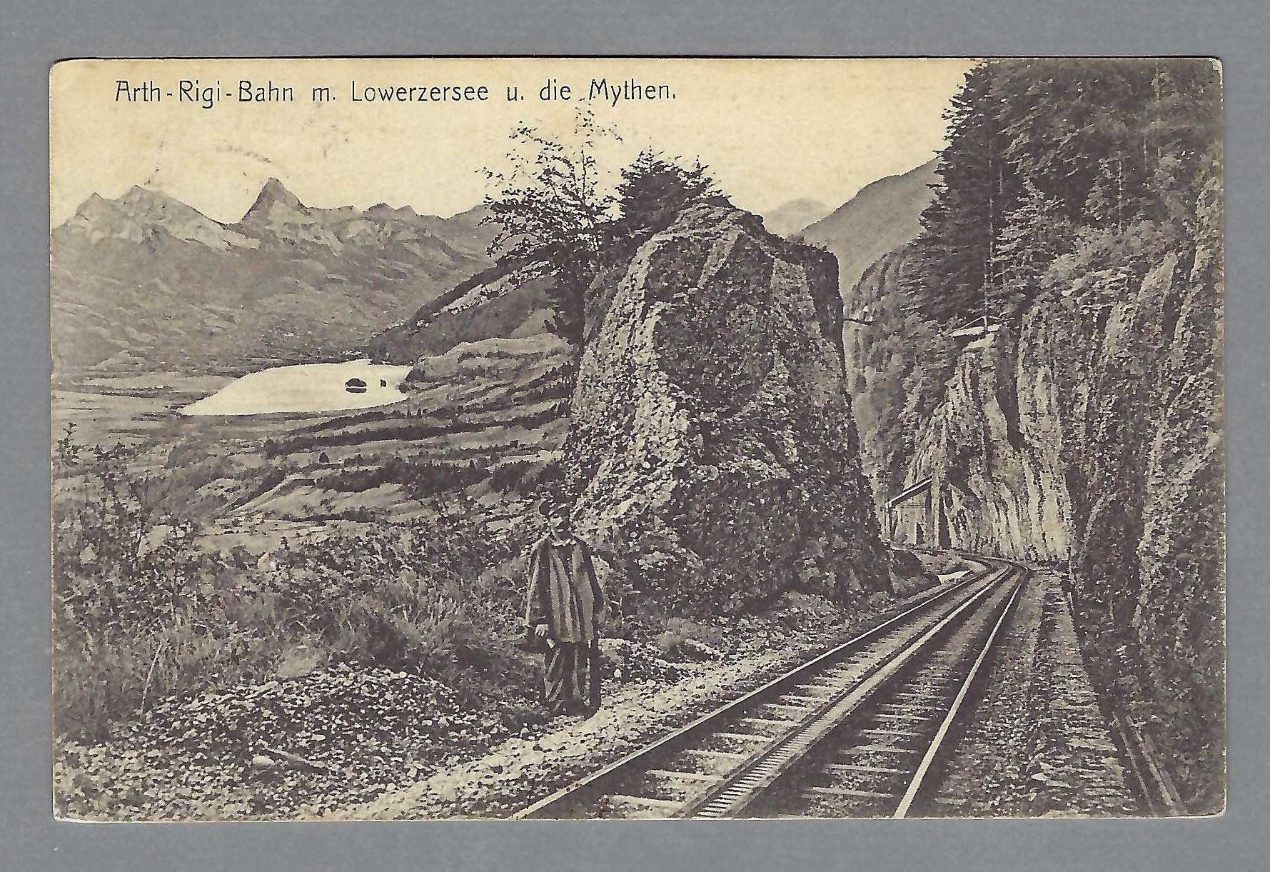 Cartoline postali: 1909, ARTH-RIGI-BAHN – Usato da Pura venduto da ulisse1957