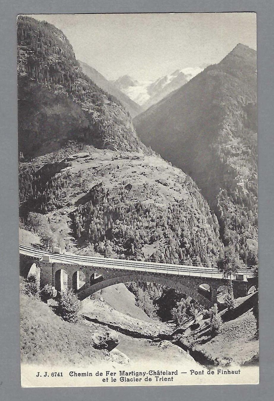 Cartoline postali: CHEMIN DE FER MARTIGNY-CHÂTELARD, PONT DE FINHAUT, * – Usato da Pura venduto da ulisse1957