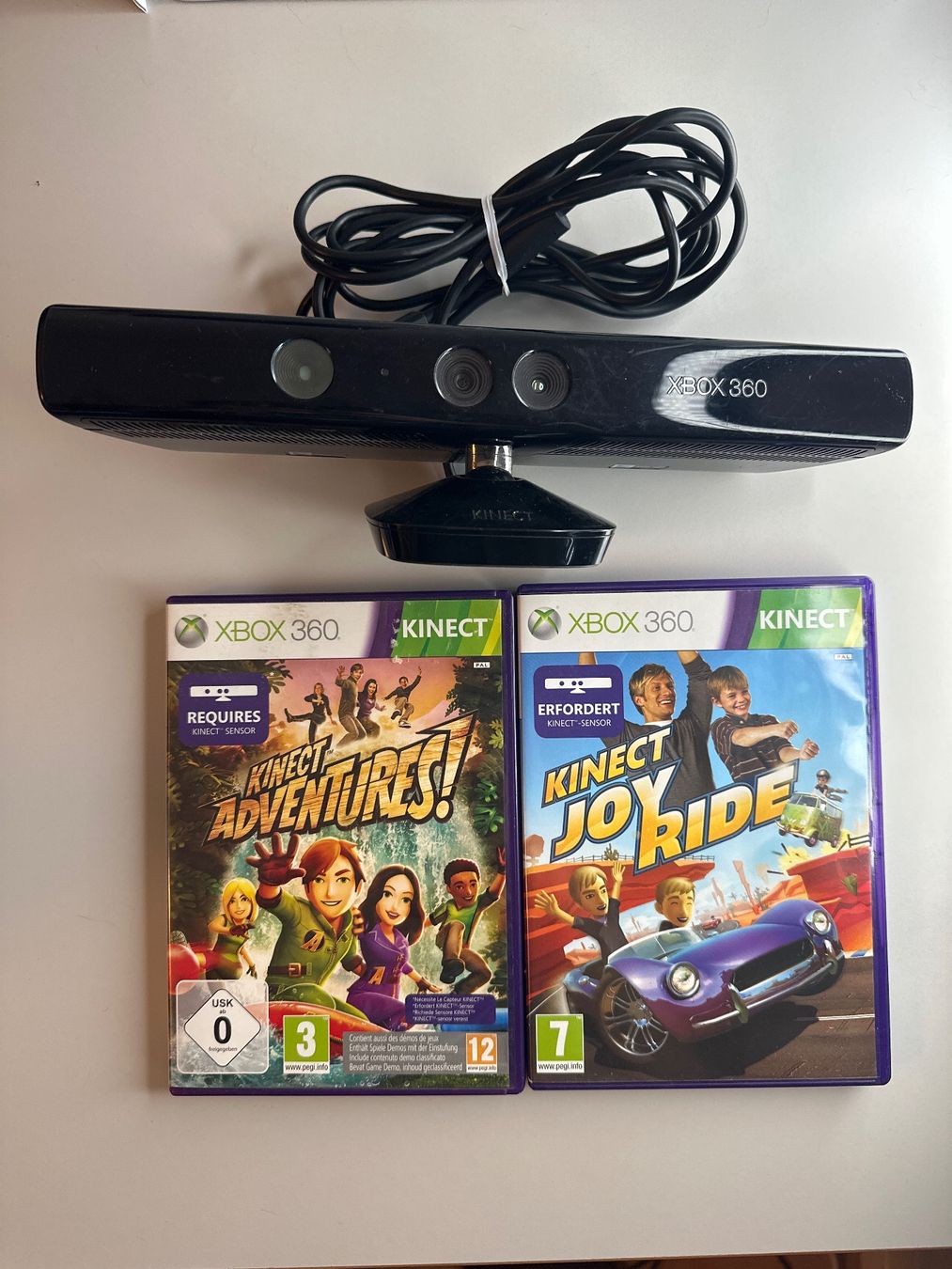 Microsoft Console: Xbox 360 Kinect mit Spielen – Usato da St.gallen venduto da taduz