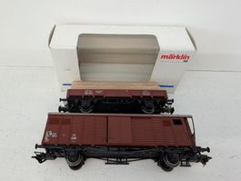 Märklin 4423 +  4698 Güterwagen 2er Set der DB