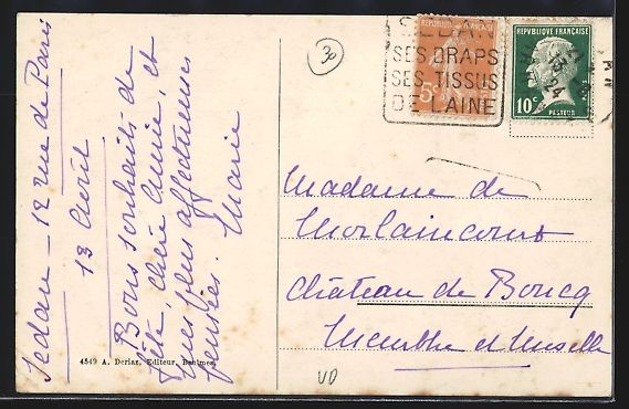 Cartoline postali: AK Les Rasses, Panorama mit Hotel, 1924 – Usato da Berlin venduto da bartko-reher 1